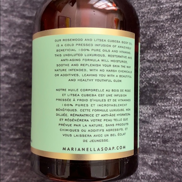 JABONERIA MARIANELLA ROSEWOOD AND LITSEA BODY OIL - Picture 3 of 6